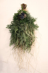 ナチュラルなドライフラワーのブーケ