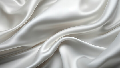 Obraz premium White Silk Background