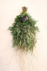 ナチュラルなドライフラワーのブーケ