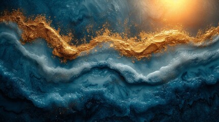 Abstract fractal background. Design element for brochure, advertisements, presentation, web and other graphic designer works. Digital collage. - Generative AI