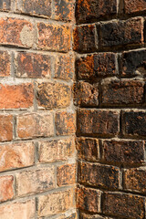 Background and texture of a brick wall