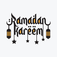 Ramadan Kareem lettering