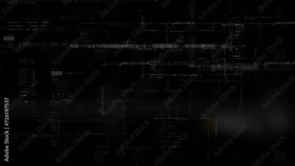 Aufkleber Futuristic HUD-UI template with alpha channel for seamless overlay. Blend sleek design and advanced functionality for immersive user experiences. Ideal for tech, AR applications