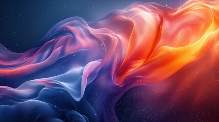 Obraz premium Abstract wavy background. 3d render, 3d illustration. - Generative AI