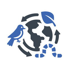 Fototapeta premium Biodiversity Icon