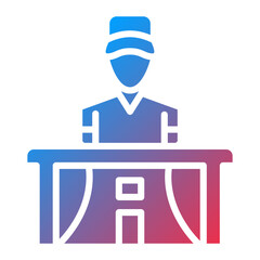 Info Desk Icon Style