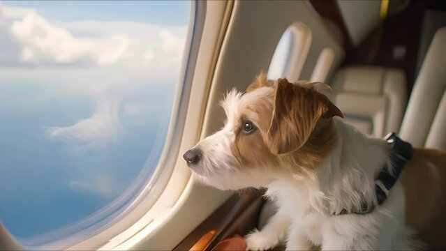 Take your pets travel experience to new heights with a private jet providing firstclass accommodations and a serene view of fluffy clouds drifting by.