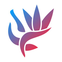 Bird Of Paradise Icon Style