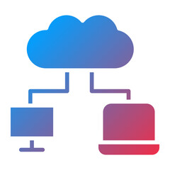 Cloud Storage Icon Style