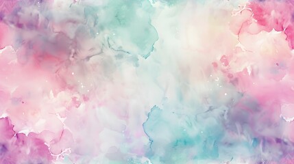 Fototapeta na wymiar watercolor background blend of pastel hues seamless pattern.