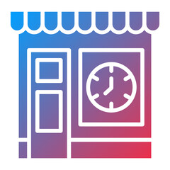 Clock Shop Icon Style