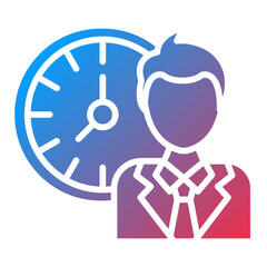 Working Hours Icon Style
