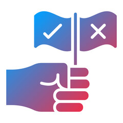 Counter Protest Icon Style