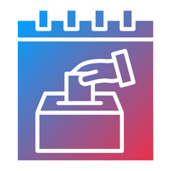 Election Day Icon Style