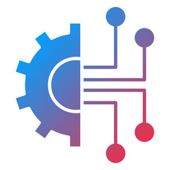 Obraz premium Technology Icon Style