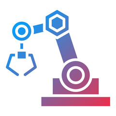 Autonomous Manufacturing Icon Style