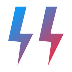 Fototapeta premium Electricity Icon Style