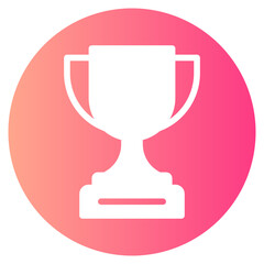 soccer championship gradient icon