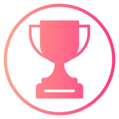 soccer championship gradient icon