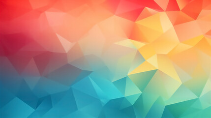Obraz premium Sunrise Prism: A Spectrum from Cool to Warm 