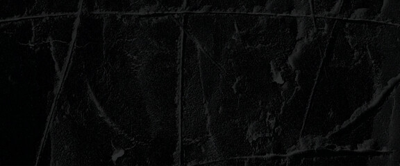 Vector black wall texture rough background dark, blank concrete wall black color for texture background, black wall with cement floor or old grunge background with black