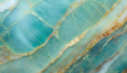 Fototapeta premium Tekstura onyx i strukturze marmuru, turkusowa, generative ai