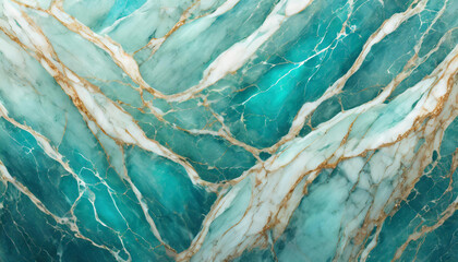 Fototapeta premium Tekstura onyx i strukturze marmuru, turkusowa, generative ai