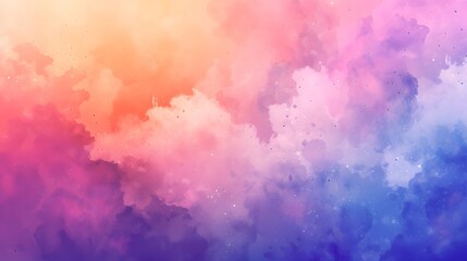 watercolor background with soft gradients - obrazy, fototapety, plakaty