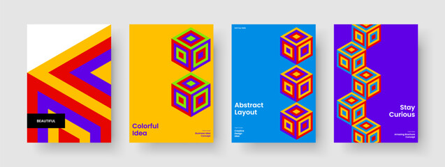Obraz premium Isolated Banner Template. Abstract Flyer Layout. Creative Business Presentation Design. Poster. Background. Report. Brochure. Book Cover. Leaflet. Portfolio. Notebook. Journal. Newsletter