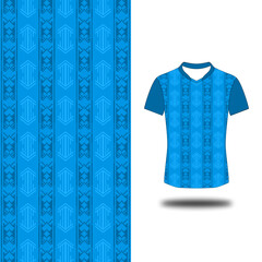 t shirt on a blue background pattern