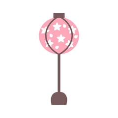 ひなまつりのぼんぼりのイラスト素材