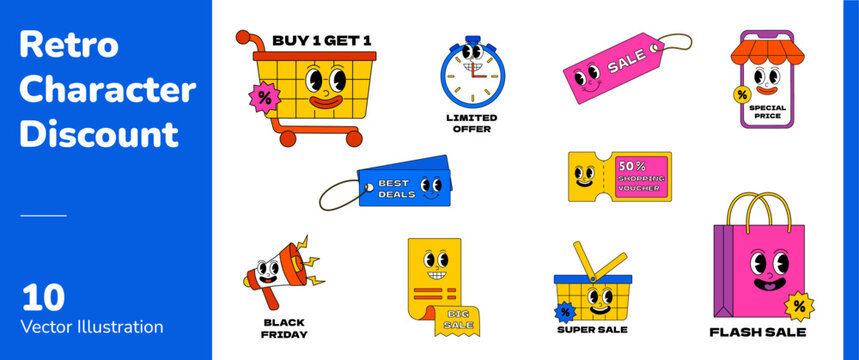 Retro Character Discount