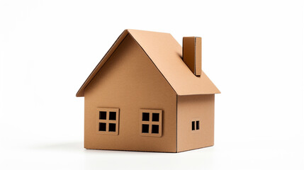 段ボールでできた家