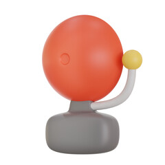 bell 3d icon illustration
