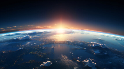 Fototapeta na wymiar Stunning sight of Earth