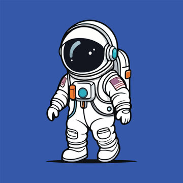 vector of astronauts