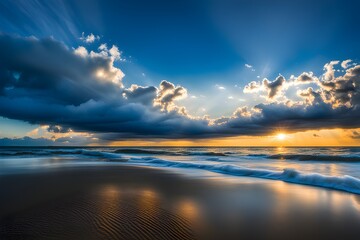 Obraz premium sky meeting the sea