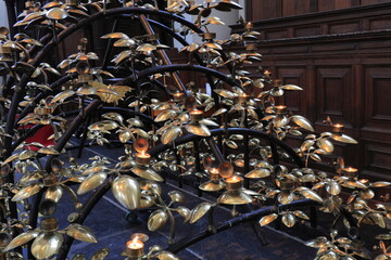 Amsterdam Westerkerk Church Burrning Bush Close Up, Netherlands