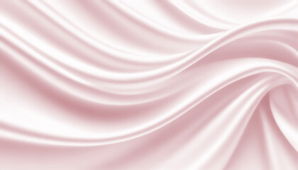 Pale pink silk-like background with drapes - obrazy, fototapety, plakaty