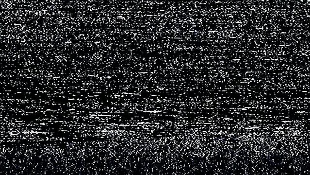 Retro Beta Analog VHS Camcorder Menu Screen Glitch 4K Seamless Video Overlay Background Loop