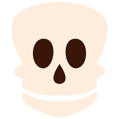 Skull Face Illustration