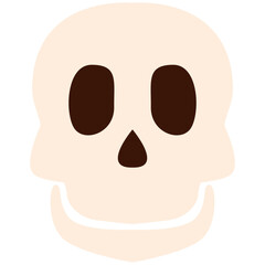Skull Face Illustration