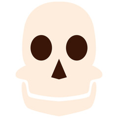 Skull Face Illustration