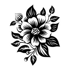 flower, vector, floral, pattern, design, illustration, nature, decoration, art, leaf, ornament, plant, element, summer, tattoo, spring, flowers, vintage, silhouette, petal, flora, wallpaper, style,