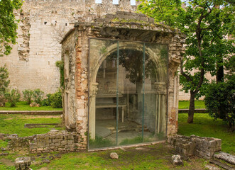 The chapel of Saint Arnir in the historic centre of Split in Croatia