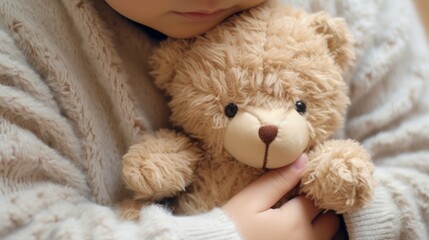 A Cute new born baby sleeping with his/her toys, lovely moment