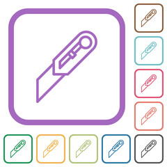 Cutter simple icons