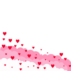 Cute Heart Valentie Cloud Corner