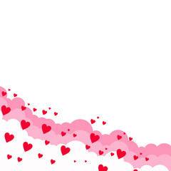 Cute Heart Valentie Cloud Corner