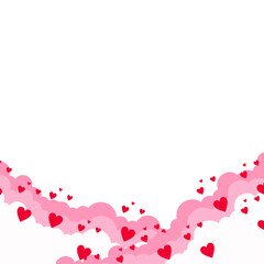 Cute Heart Valentie Cloud Corner